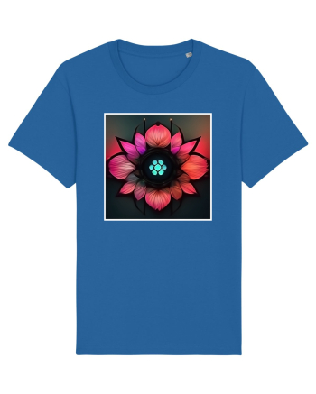 cyber flower Royal Blue