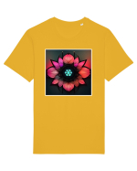 cyber flower Tricou mânecă scurtă Unisex Rocker