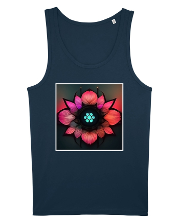 cyber flower Navy