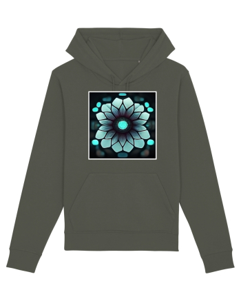 geometric flower Khaki