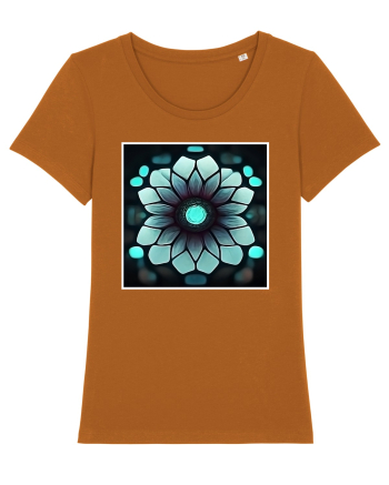 geometric flower Roasted Orange