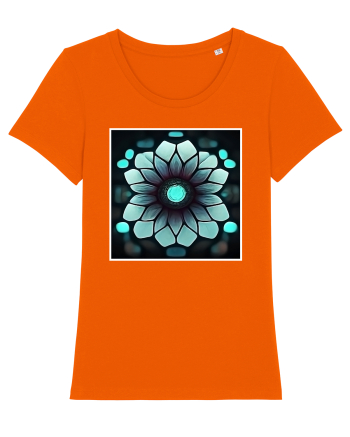 geometric flower Bright Orange