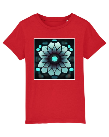 geometric flower Red