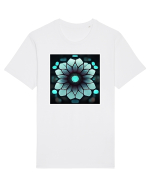 geometric flower Tricou mânecă scurtă Unisex Rocker