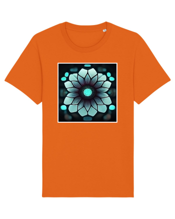 geometric flower Bright Orange
