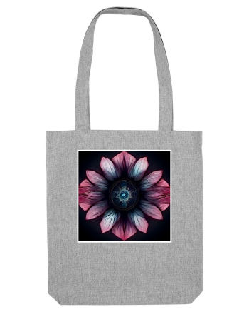 pink flower Heather Grey