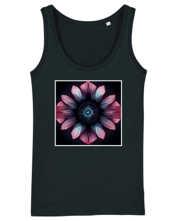 pink flower Black