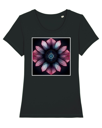 pink flower Black