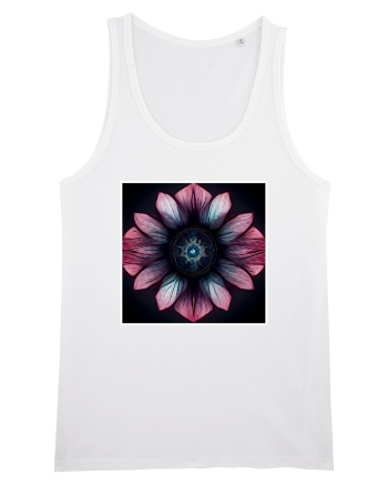 pink flower White