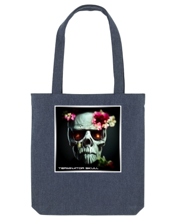 terminator skull Midnight Blue