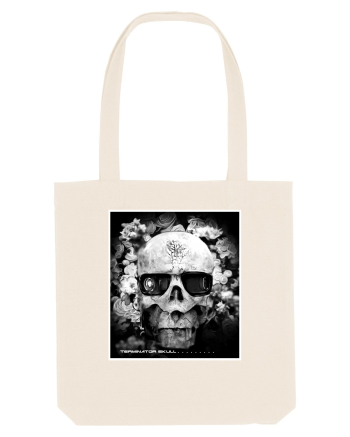 black and white skull Natural