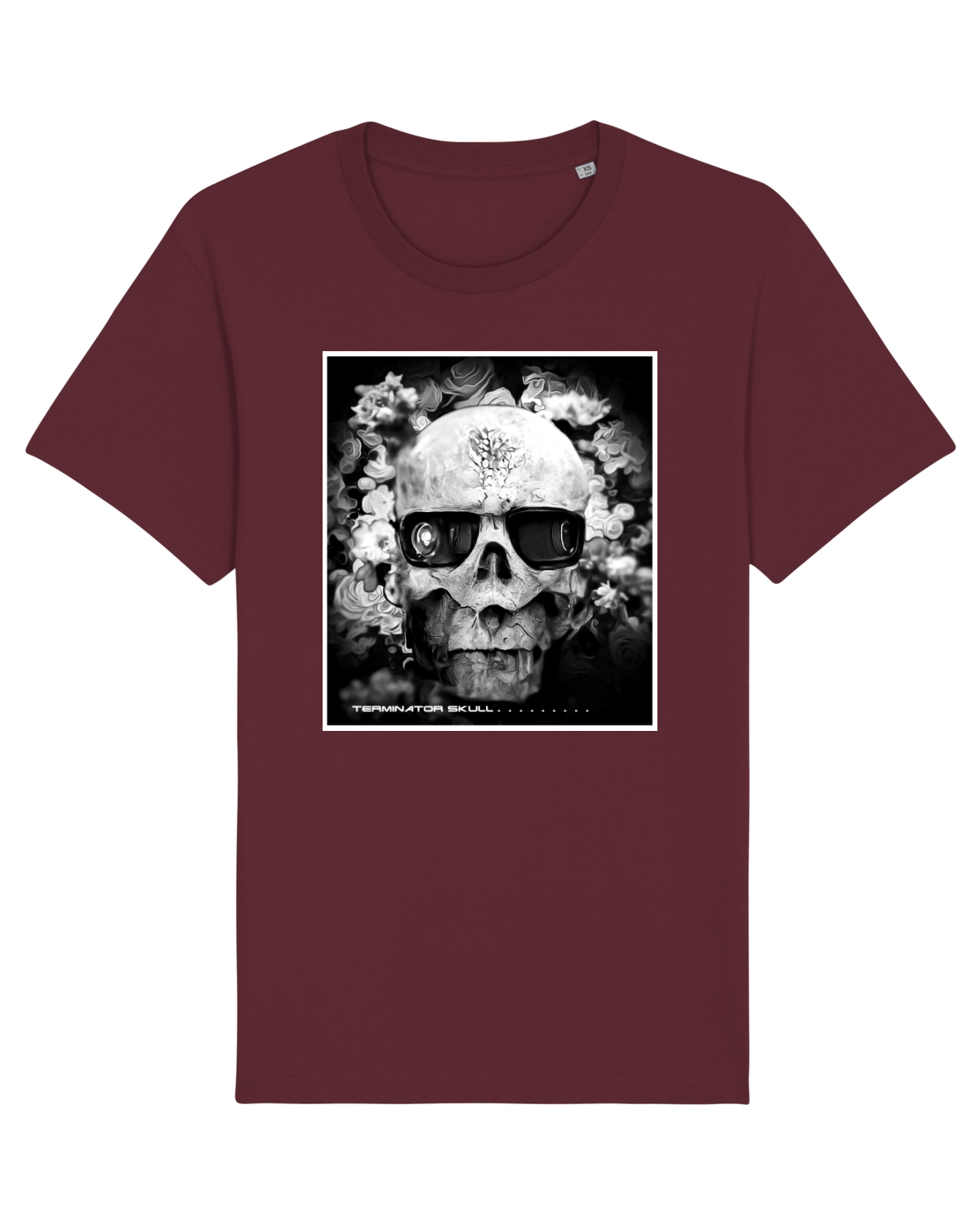Tricou mânecă scurtă Unisex Rocker Burgundy