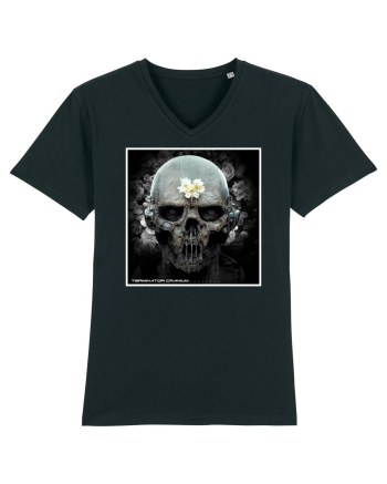 horror terminator cranium Black