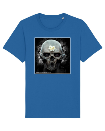 horror terminator cranium Royal Blue