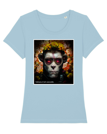 terminator as monkey Sky Blue