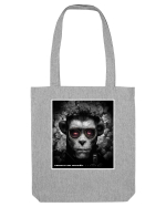 black and white monkey Sacoșă textilă