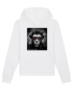 black and white monkey Hanorac Unisex Drummer