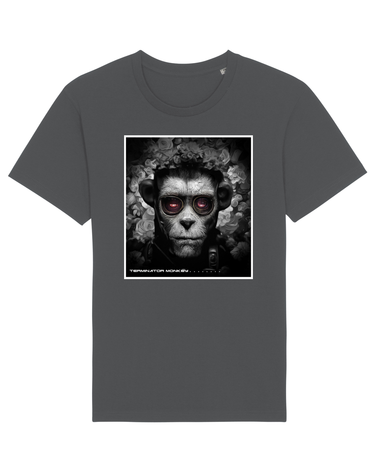 Tricou mânecă scurtă Unisex Rocker Anthracite