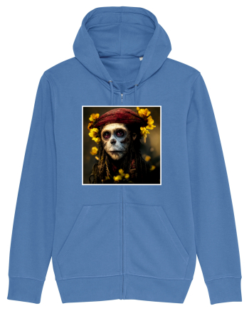 jack sparow as monkey Bright Blue