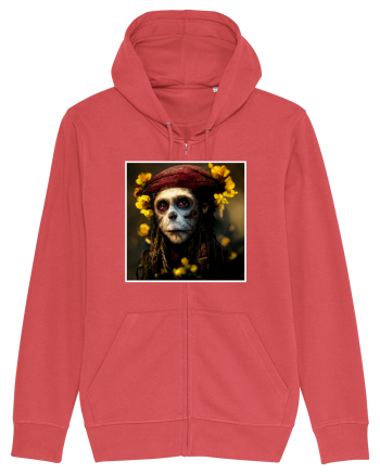 jack sparow as monkey Carmine Red