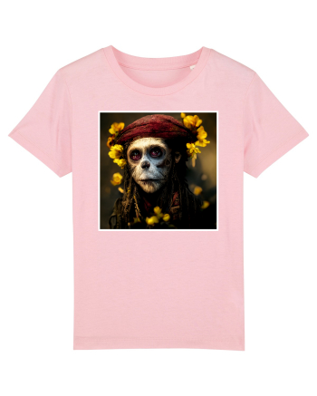 jack sparow as monkey Cotton Pink