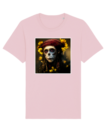 jack sparow as monkey Cotton Pink