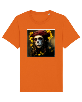 jack sparow as monkey Bright Orange