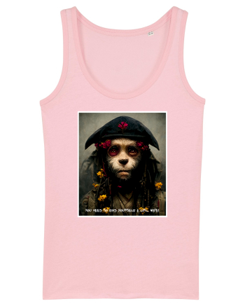 monkey as jack sparow  Cotton Pink