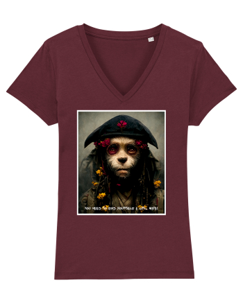 monkey as jack sparow  Burgundy
