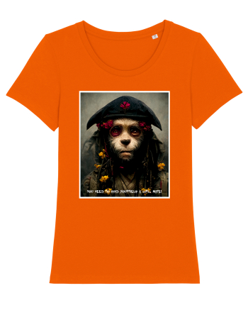 monkey as jack sparow  Bright Orange