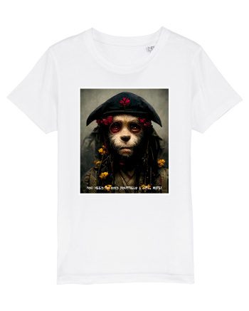 monkey as jack sparow  White