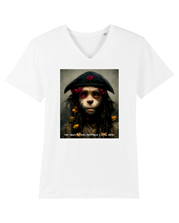 monkey as jack sparow  White
