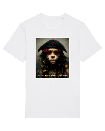 monkey as jack sparow  White