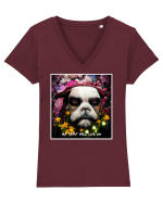 jack sparow as dog Tricou mânecă scurtă guler V Damă Evoker