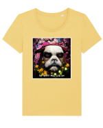 jack sparow as dog Tricou mânecă scurtă guler larg fitted Damă Expresser