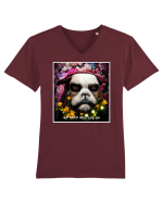 jack sparow as dog Tricou mânecă scurtă guler V Bărbat Presenter