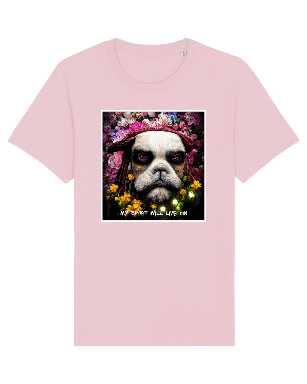 Tricou mânecă scurtă Unisex Rocker Cotton Pink