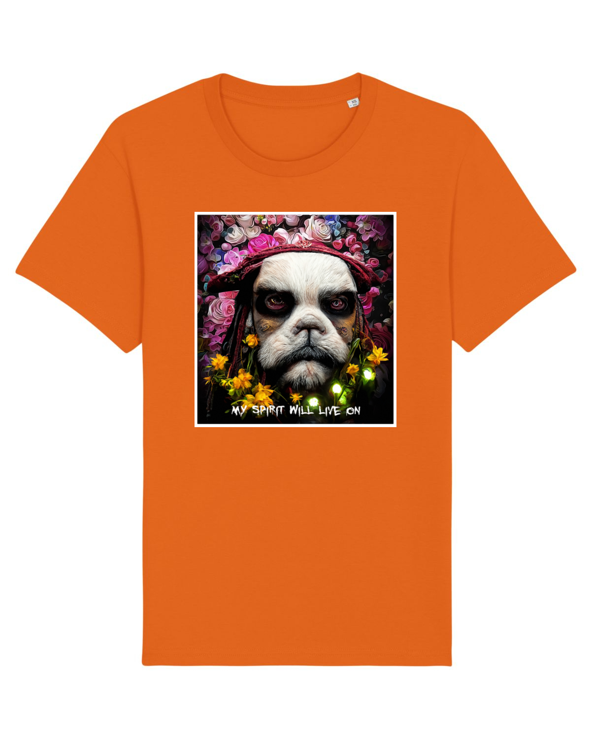 Tricou mânecă scurtă Unisex Rocker Bright Orange