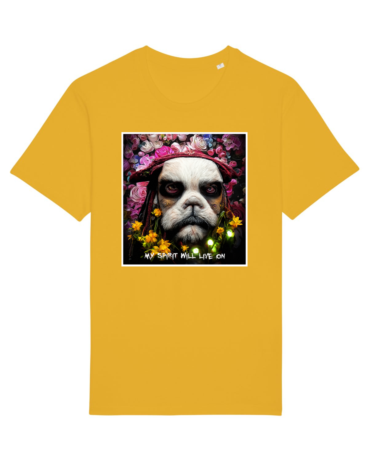 Tricou mânecă scurtă Unisex Rocker Spectra Yellow