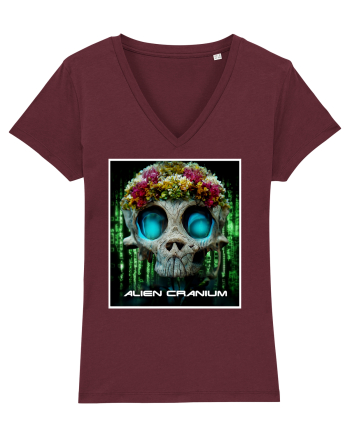 alien cranium Burgundy