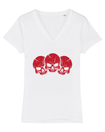 3 Skulls White