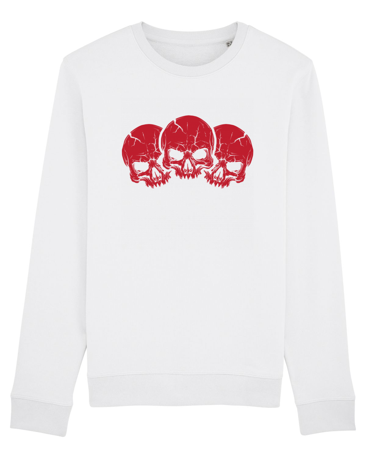 Bluză mânecă lungă Unisex Rise White