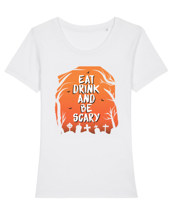 Eat, drink and be scary White