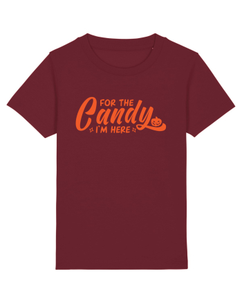 For the candy I'm here Burgundy