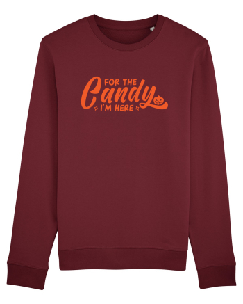 For the candy I'm here Burgundy