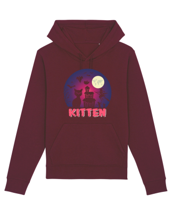 Halloween Kitten Burgundy