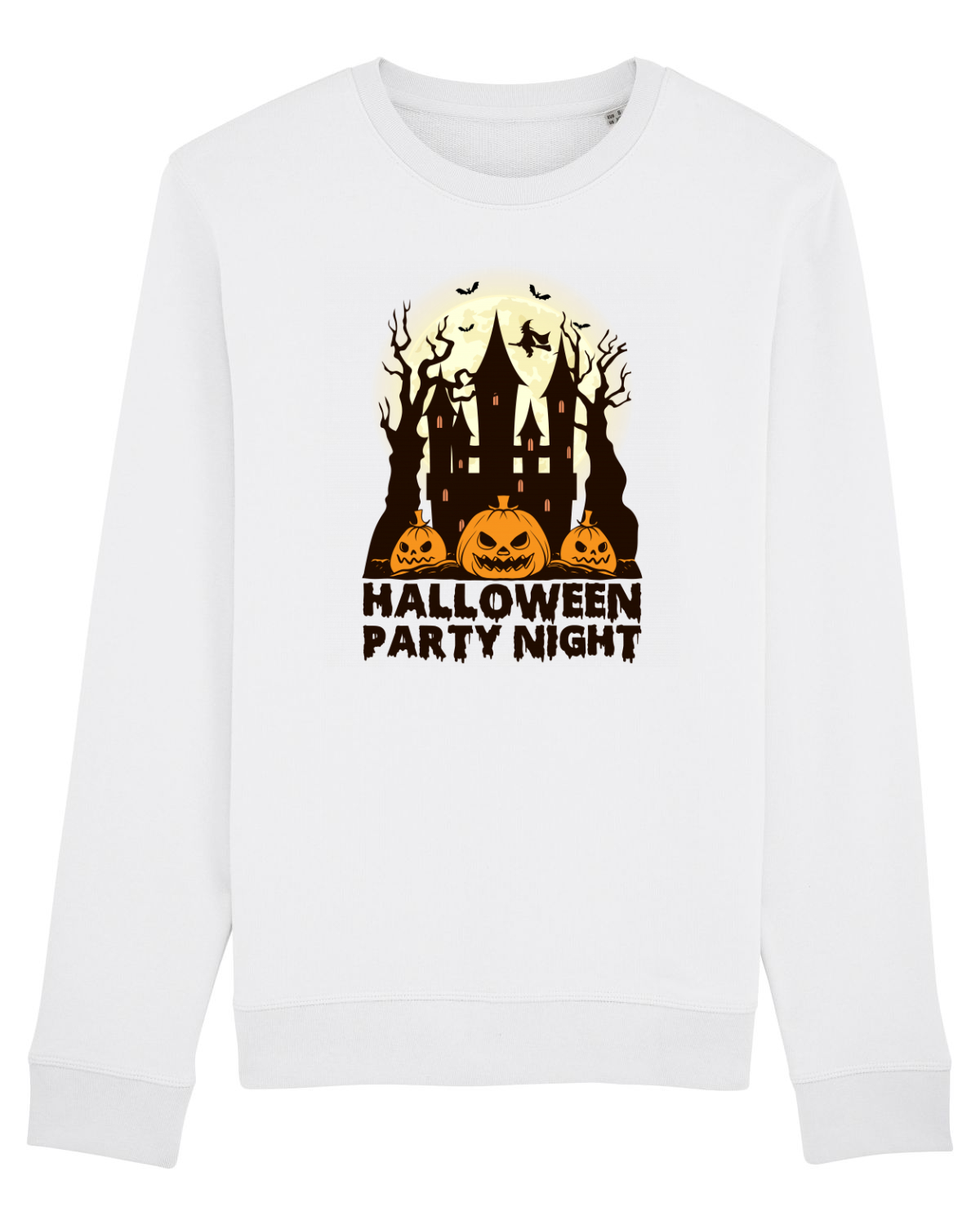 Bluză mânecă lungă Unisex Rise White