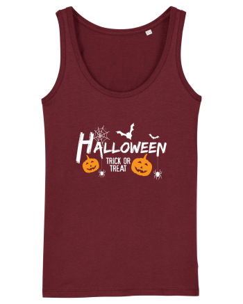 Halloween Trick Or Treat Burgundy