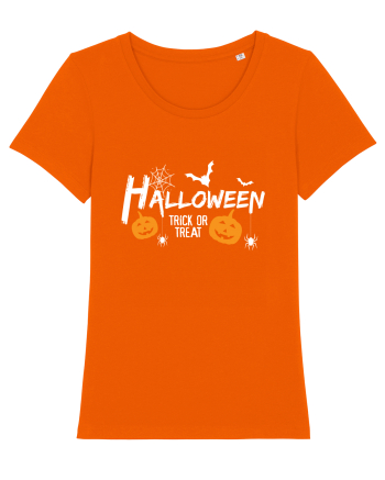 Halloween Trick Or Treat Bright Orange