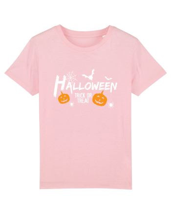 Halloween Trick Or Treat Cotton Pink